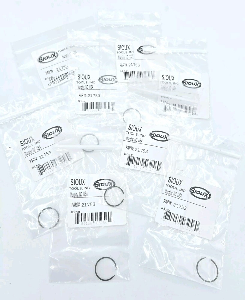*8-Pack* Sioux Tools #21753 Retainer Ring Ext 3/4" SHIPS FREE