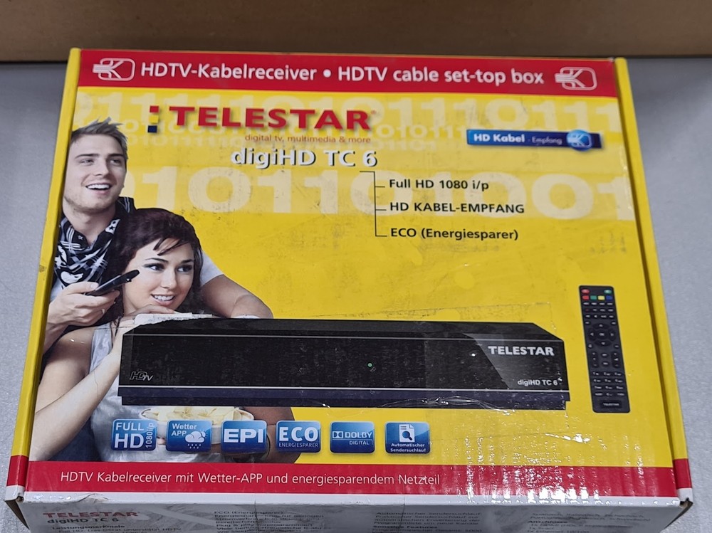 Telestar digiHD TC 6 Set-Top Box - Used, Original Packaging