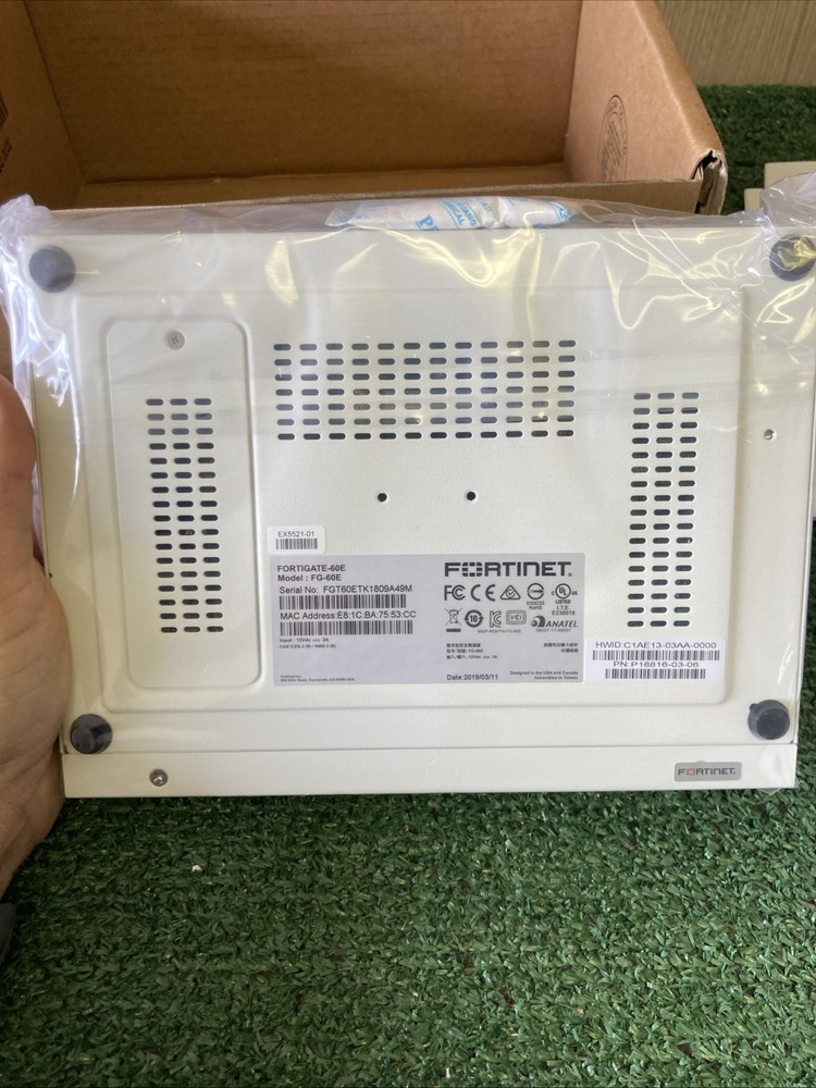 Fortinet FG-60E Fortigate-60E Network Security Firewall (OKEB-04-036)