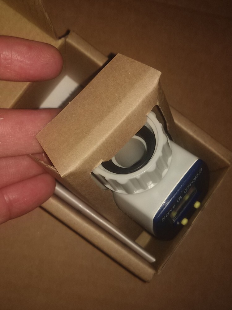 P3 Save A Drop Blue Water Flow Meter | Measure Gallon Usage