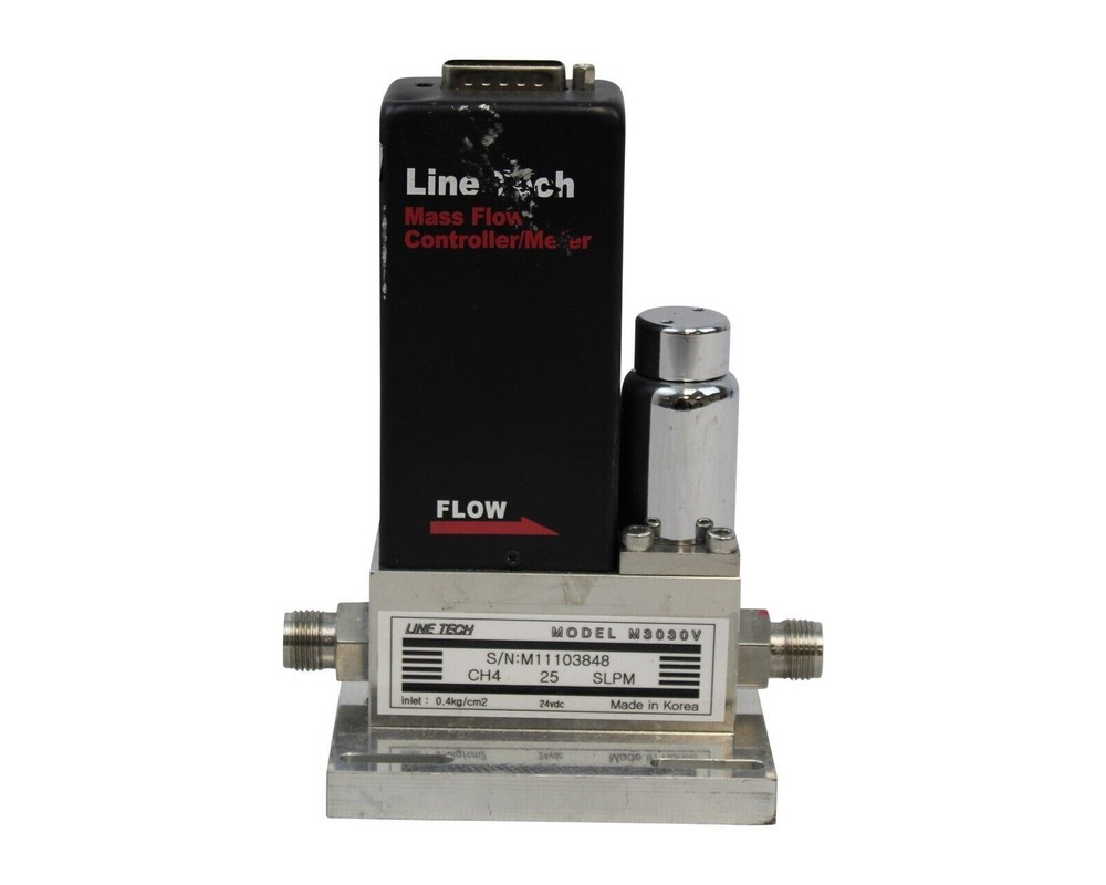 LINE TECH M3030V MASS FLOW CONTROLLER GAS CH2