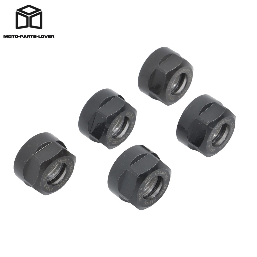 5 Pack ER16 Clamping Nut Set A Type for CNC Machine Collet Chuck Holder