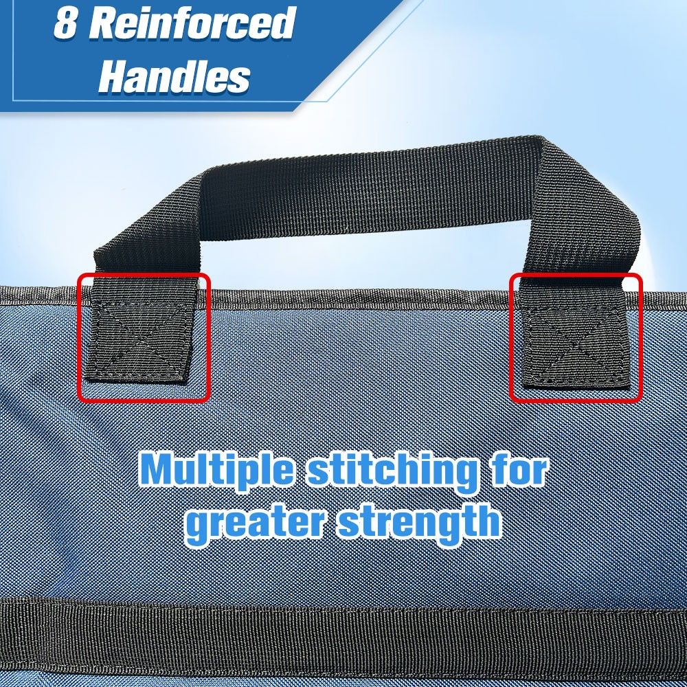 For Lifting Turning Blue Positioning Bed Pad with Handle Patient Transfer Sheet