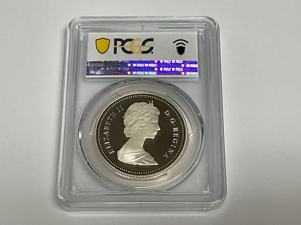 1987 Canada John Davis Silver Dollar PCGS PR-69 DCAM