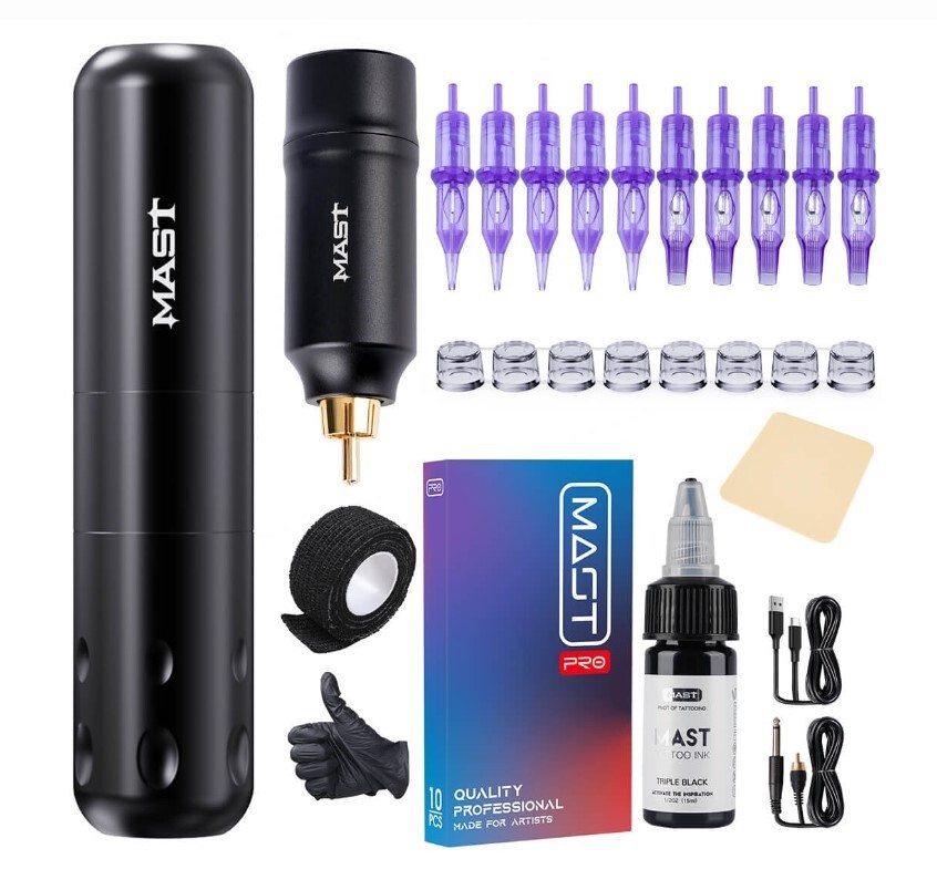 Tattoo Kit | Dragonhawk S9 Tattoo Machine Pen Advanced Bundle