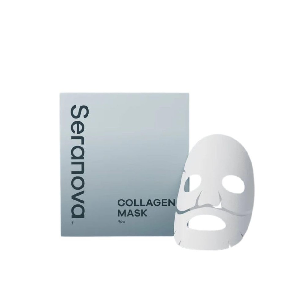 Seranova Collagen Mask  4 Pc New Sealed
