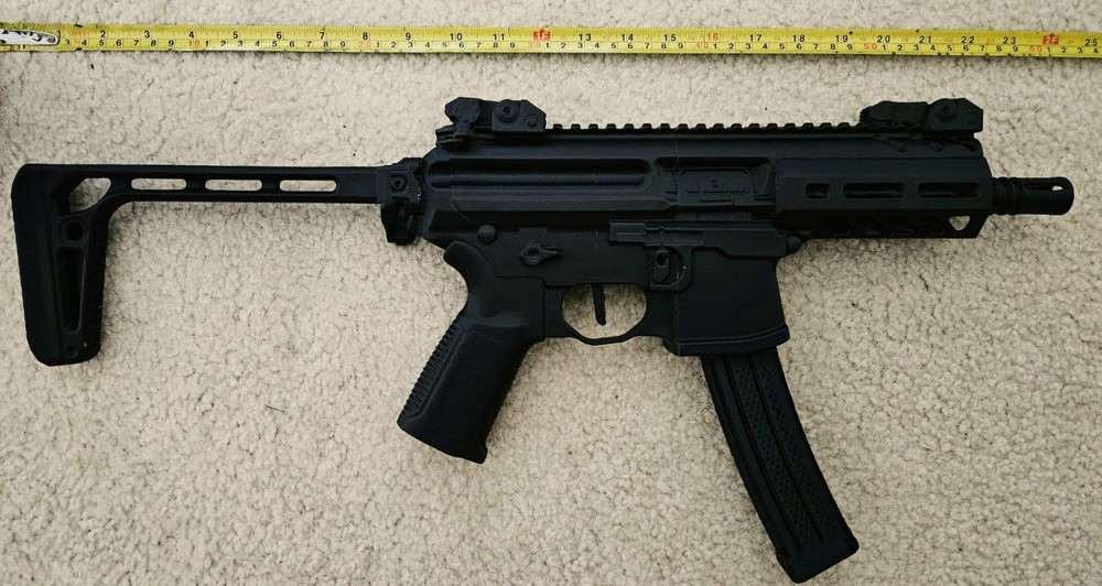 Sig Sauer MPX SMG Prop Gun 1:1 Scale Lifesize