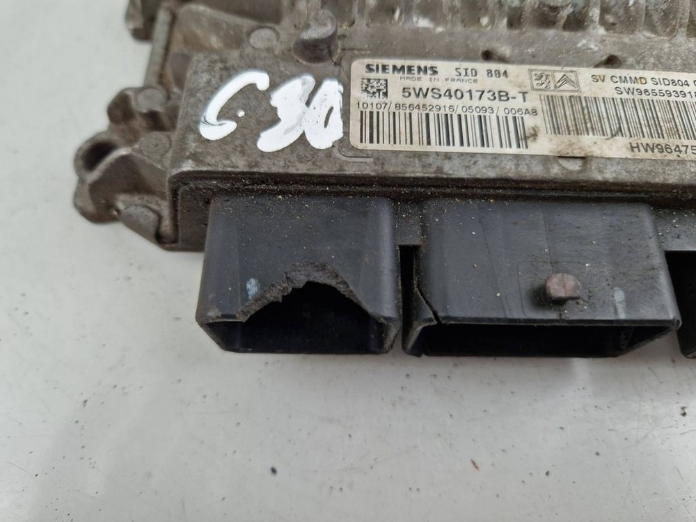 Citroen C3 2007 Engine Control Unit 9655939180 kW BVV2101
