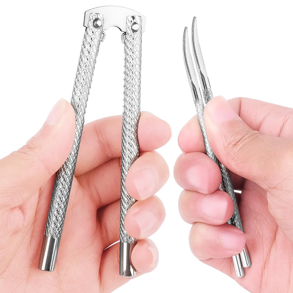 Classic Nutcracker Set Pecan Walnut Nut Cracker Tool Lobster Silver Universal