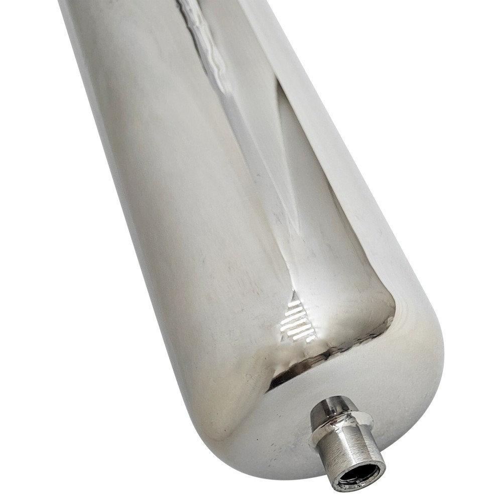 10" Corrosion-resistant Stainless Steel Filter w/Pressure Gauge 3/4"NPT 300 Mesh