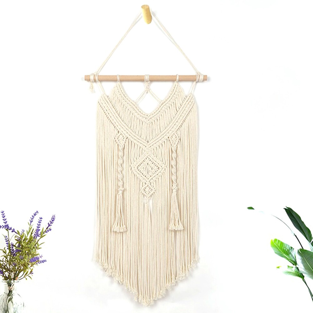 Macrame Wall Hanging Tapestry Wall Decors Boho Chic Woven Home Decor US