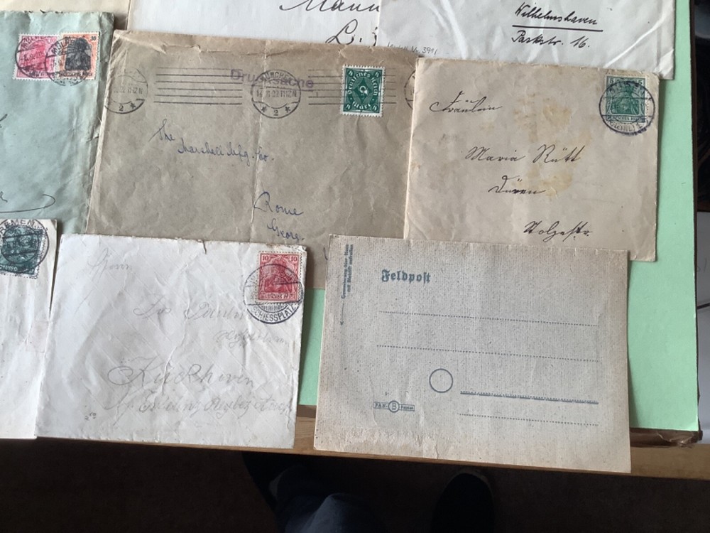 Germany vintage postal covers 16 items Ref A1831