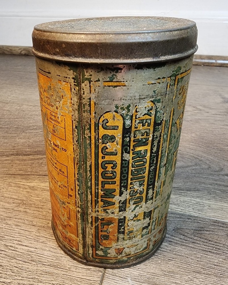 Antique Robinson’s Patent Barley Infant, Empty!