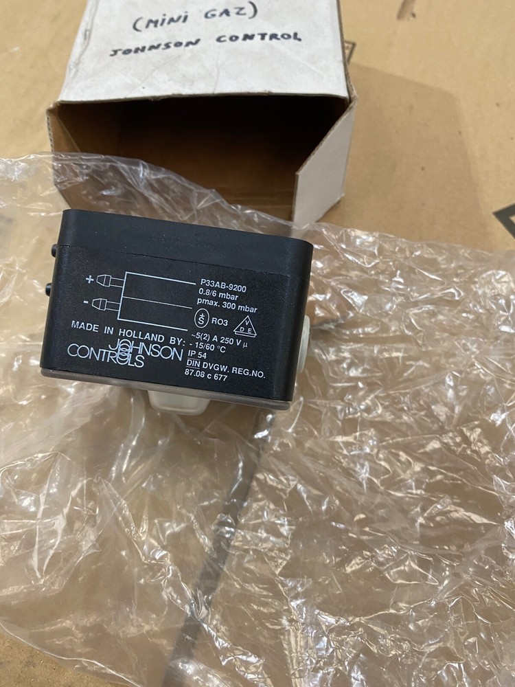 pressostat mini gaz johnson controls