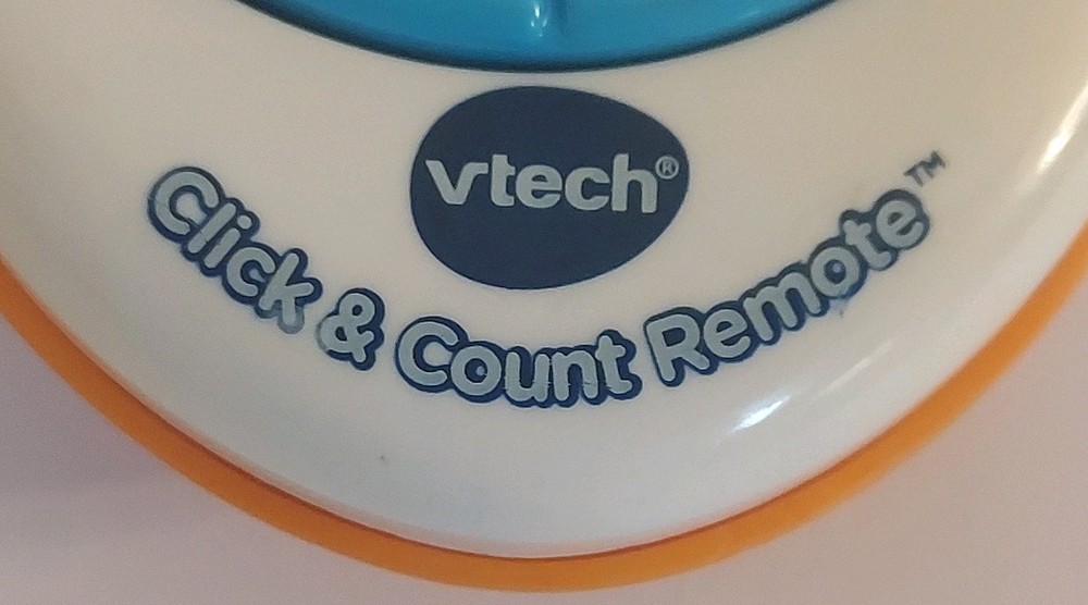 VTech Click and Count Remote White/Orange. Tested And Works