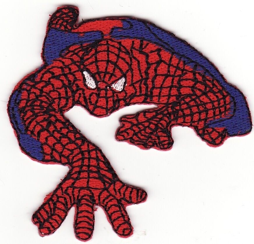Spiderman Crawling Embroidered Iron On Patch *New* #130