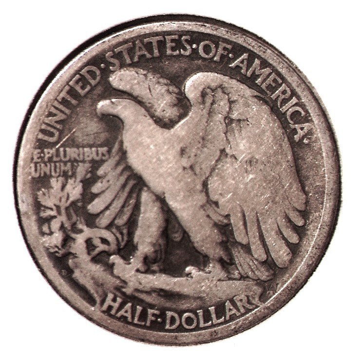 1918-D Walking Liberty Half Dollar, #2674