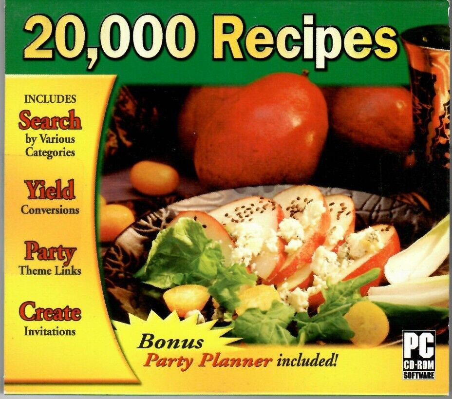 Cosmi 20,000 Recipes with Party Planner