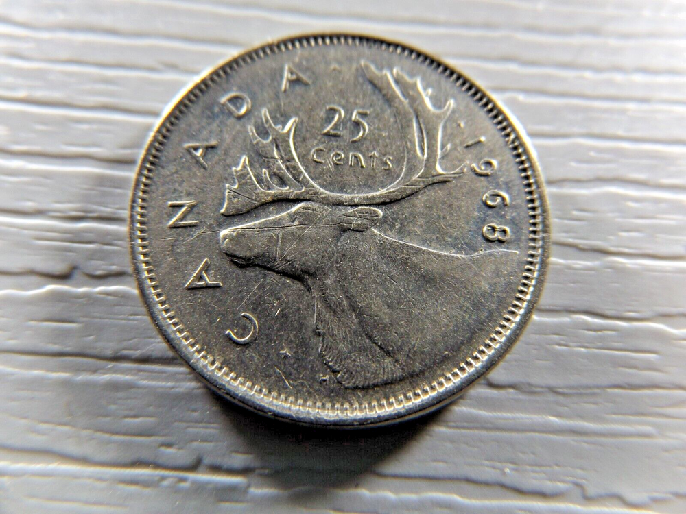 CANADA 1968 25 Cents