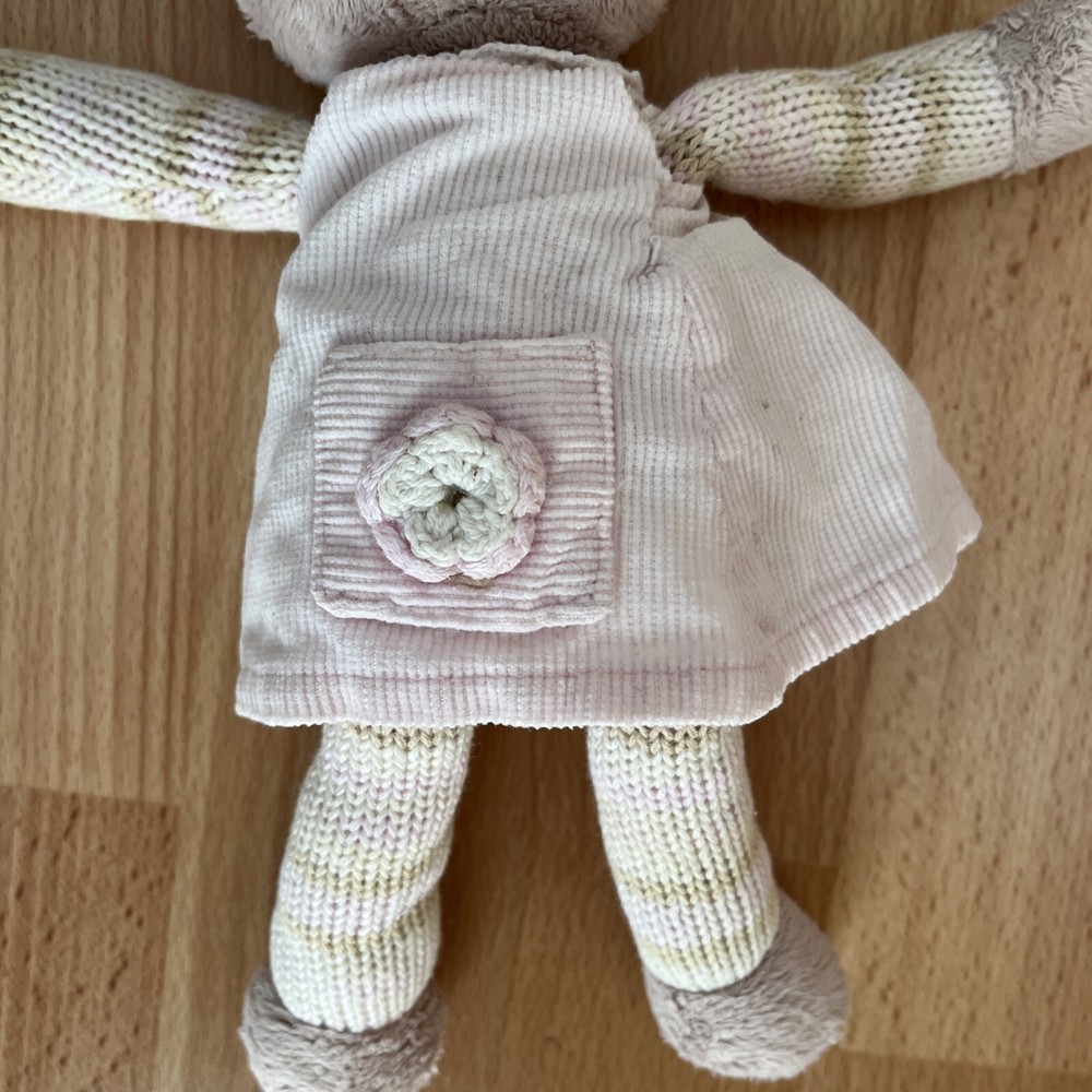 Maison Chic Bear Brown pink dress Plush