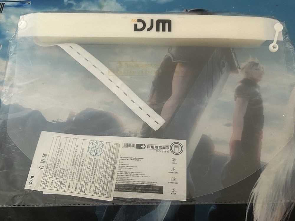 Set of 8 DJM Face Shields