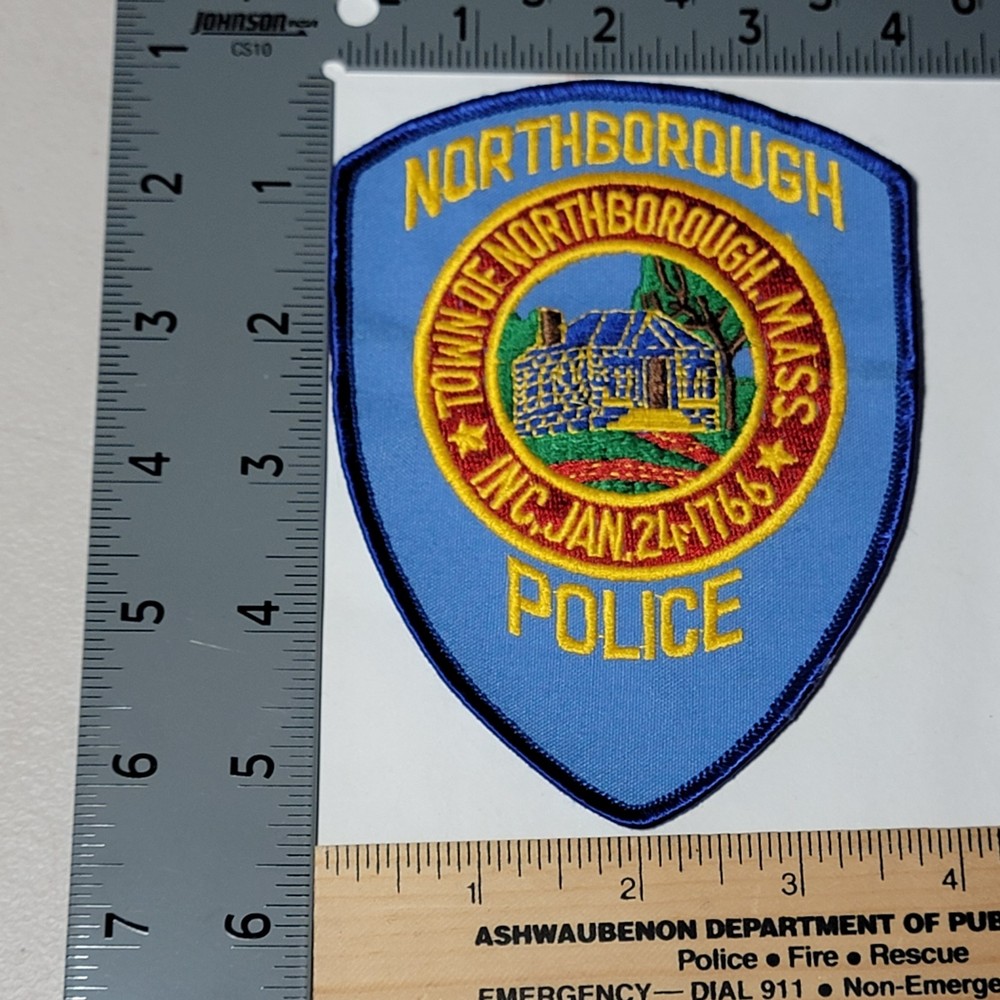 LE7B1 Police patch Massachusetts Northborough