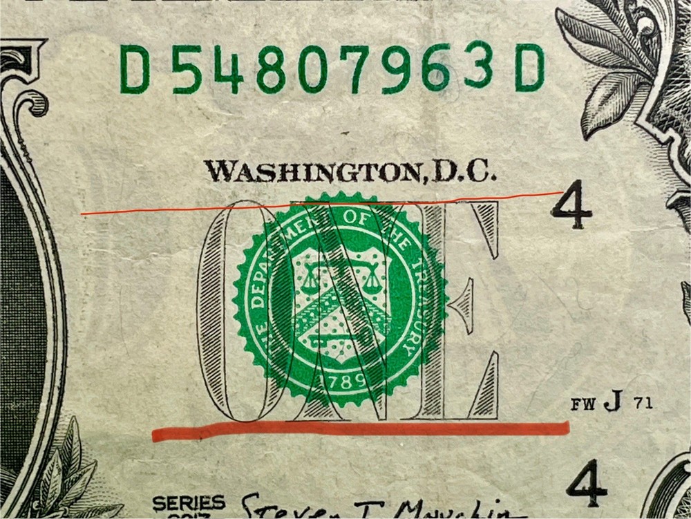 OFFSET THIRD PRINT ERROR Serial #’s & Treasury Seal MISALIGNED SET OF TWO 💵💵