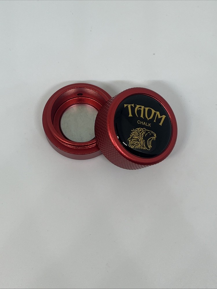 TAOM Pool Chalk Holder Round Shaped Practical Tool Billiards Accessories