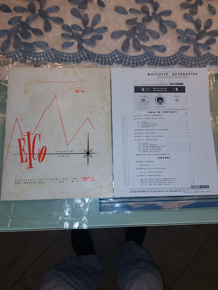 Newly Electronically RESTORED 1962 EICO MX-99 Stereo Tube MPX Multiplex Decoder