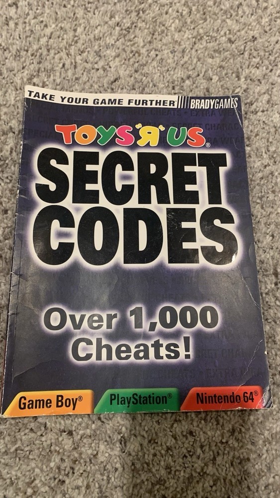 Toys R Us Secret Codes Book