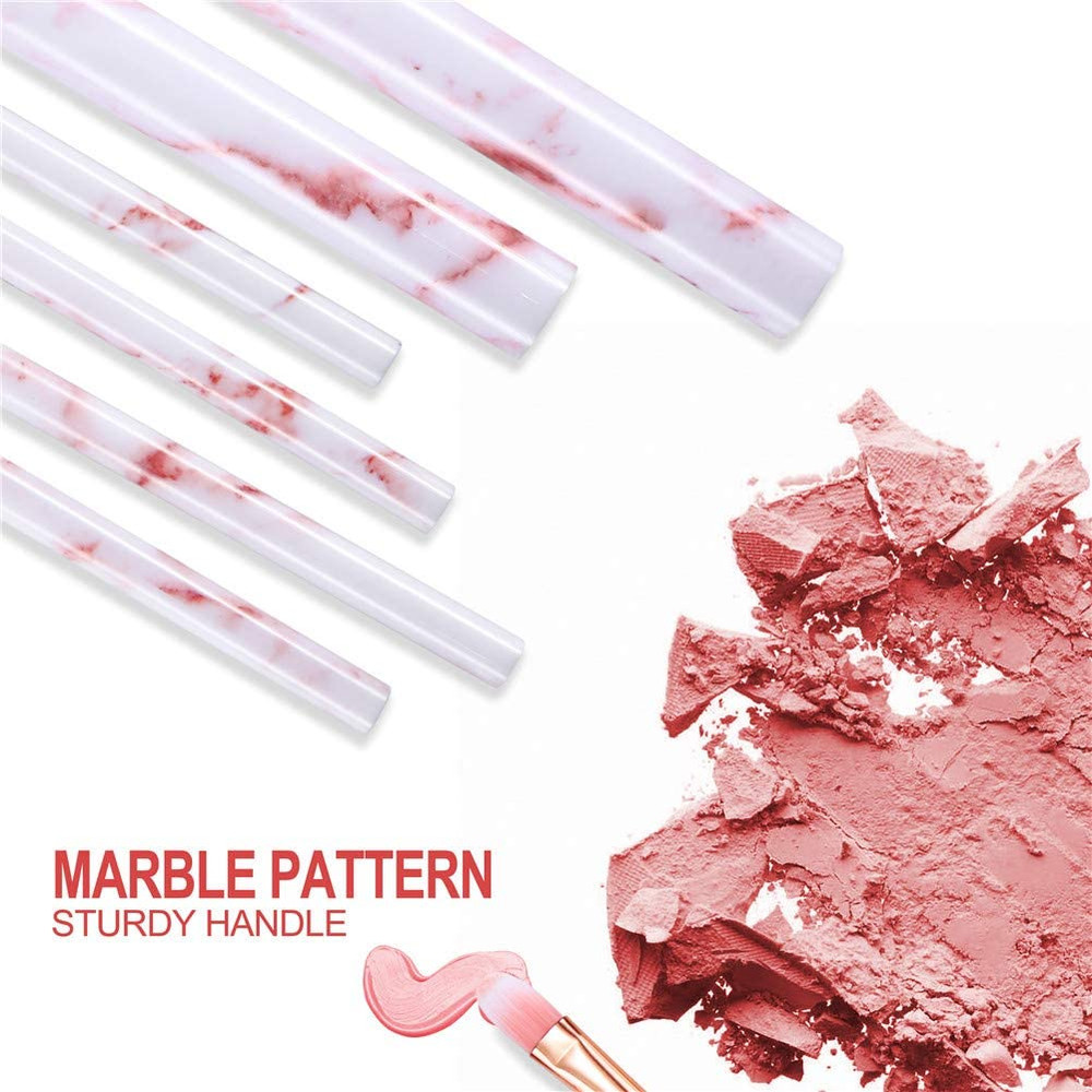 Makeup Brushes Set 16PCS Marble Make up Brushes Foundation Eyeshadow Concealer