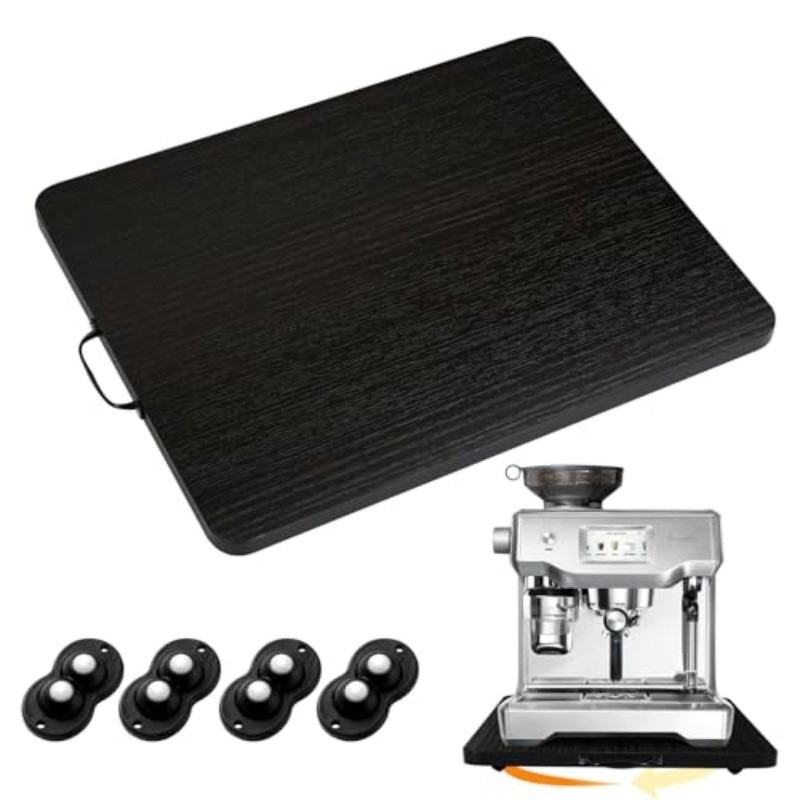 Appliance Slider Sliding Tray for Coffee Maker 360° Rolling Kitchen Countertop