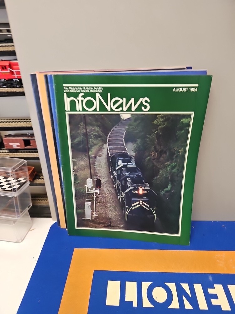 Info Magazine Union Pacific System 1984 11 Issues