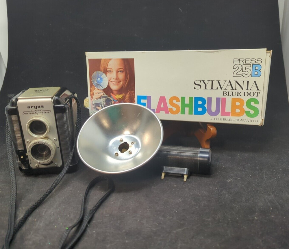 Argus Super Seventy Five Camera Not Tested, With Flash and Bulbs