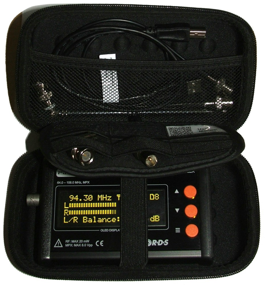 PIRA P275 FM Broadcast Analyzer Modulation Meter RDS Decoder