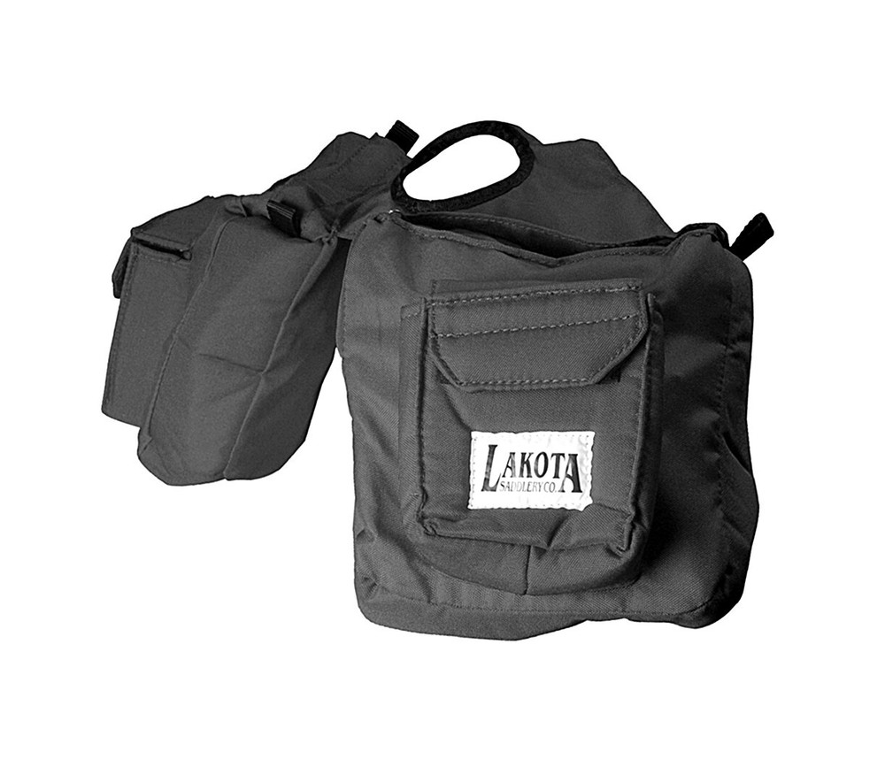 Double Front Suede Saddle Bag