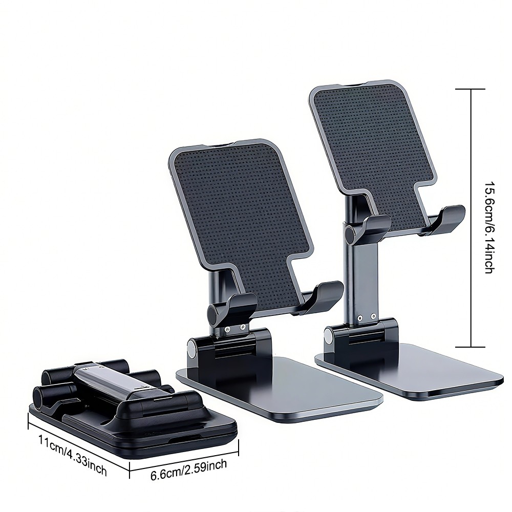 Folding Cell Phone Stand Adjustable Desktop Phone Holder Cradle Dock Universal