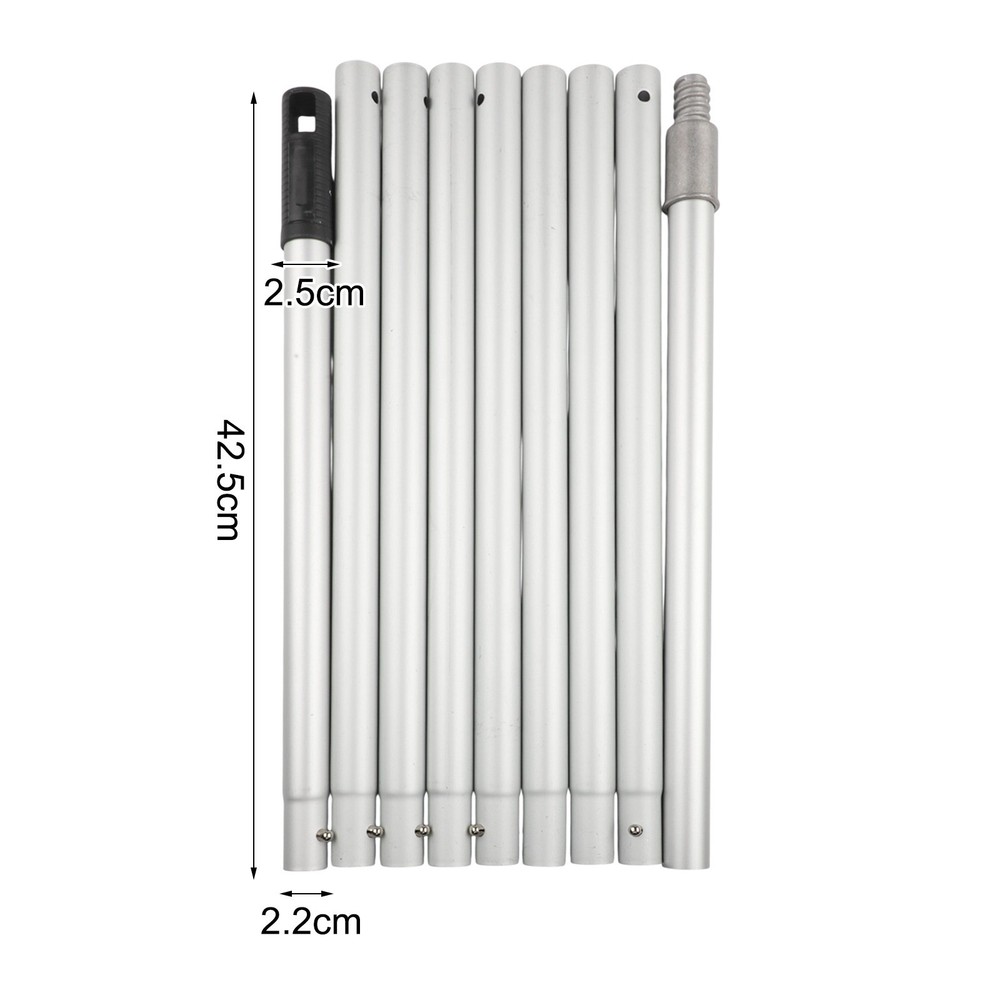 12ft Adjustable Pole with 9 Sections for Reaching For High Areas Easily