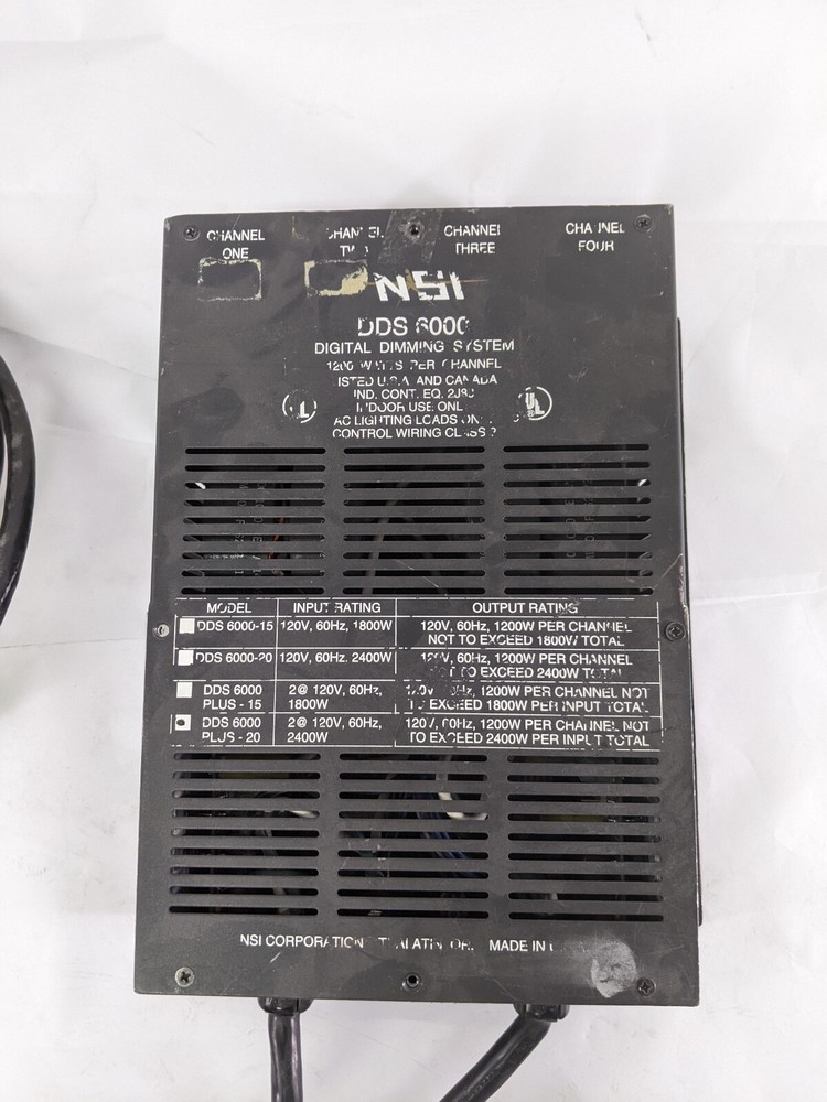 NSI DDS 6000 Digital Dimming System