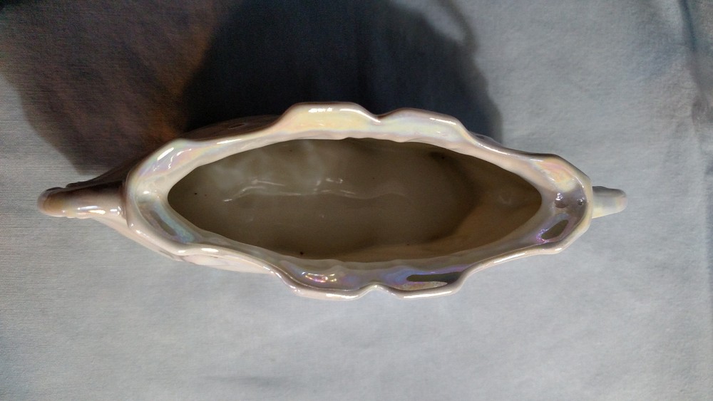 Thuringia Shell Shaped Double Handled Vase- Souvenir from Ireland
