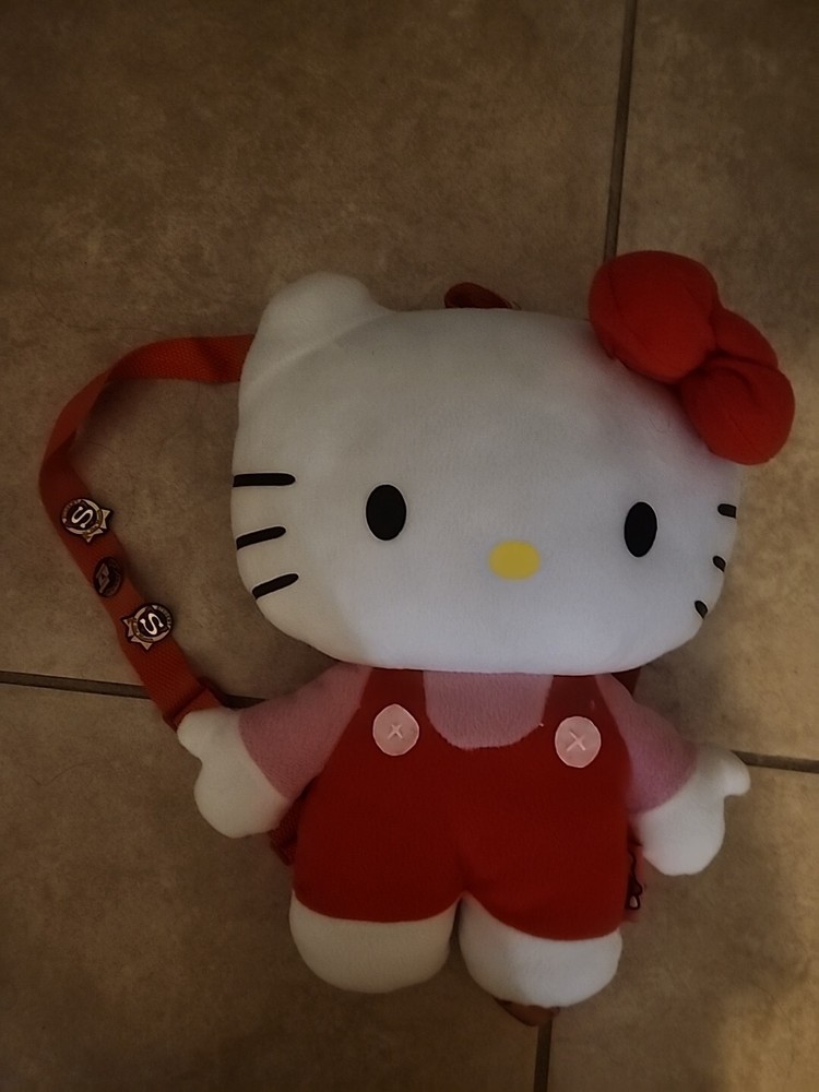 Hello Kitty Plush Backpack 15"