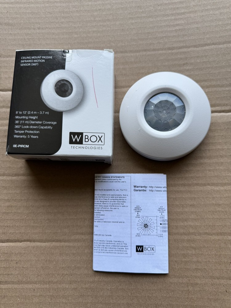 ADI PRO W BOX 0E-PIRCM Ceiling Mount Passive Infrared Motion Sensor (360°)