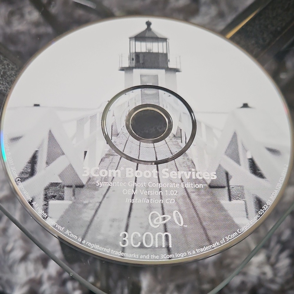 3Com Boot Services Symantec Ghost Corporate Edition OEM Version 1 Ghost CD