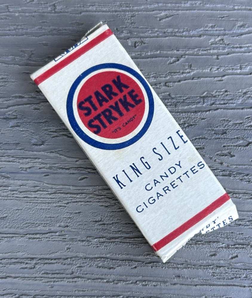 Vintage 1970's STARK STRYKE "It's Candy" King Size CANDY CIGARETTES Box - Empty