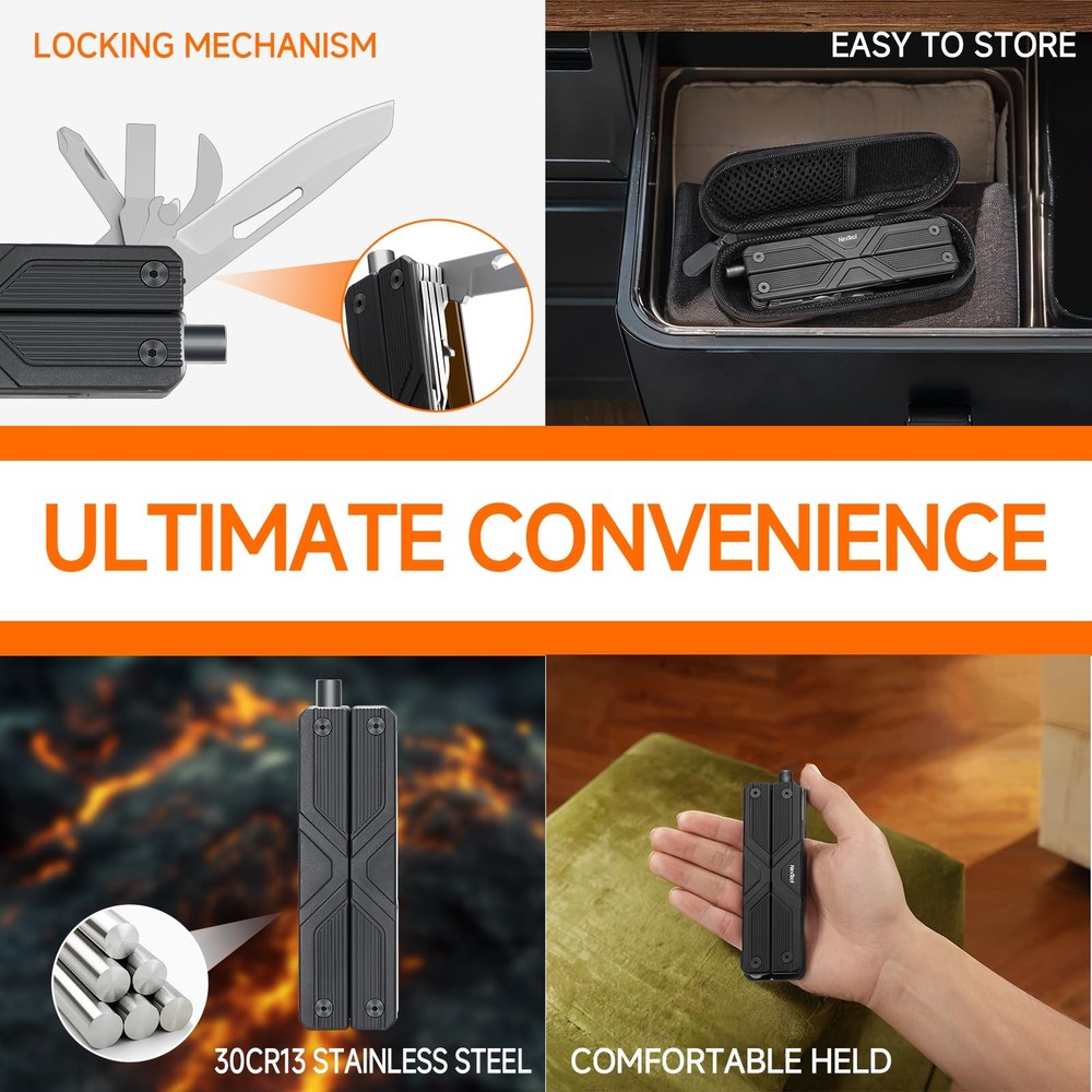 Gemini, Multi Tool, Multitool with Screwdriver, Needle Nose pliers, Scissors ...