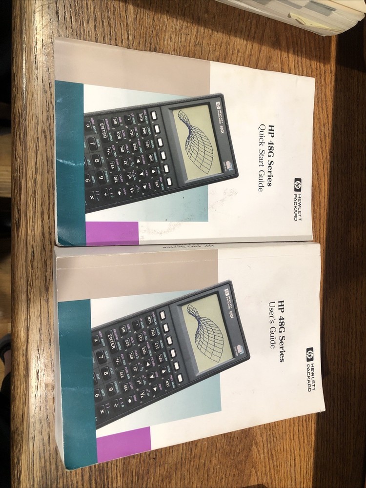 Hp 48g Series Advanced User's Reference Manuals. OEM. HP 48GX