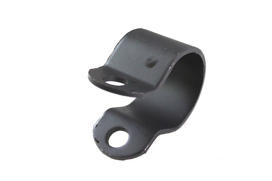 V-Twin Black Front Frame Exhaust Clamp for Harley Davidson