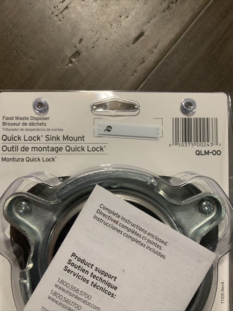 INSINKERATOR QUICK LOCK SINK MOUNT QLM-OO