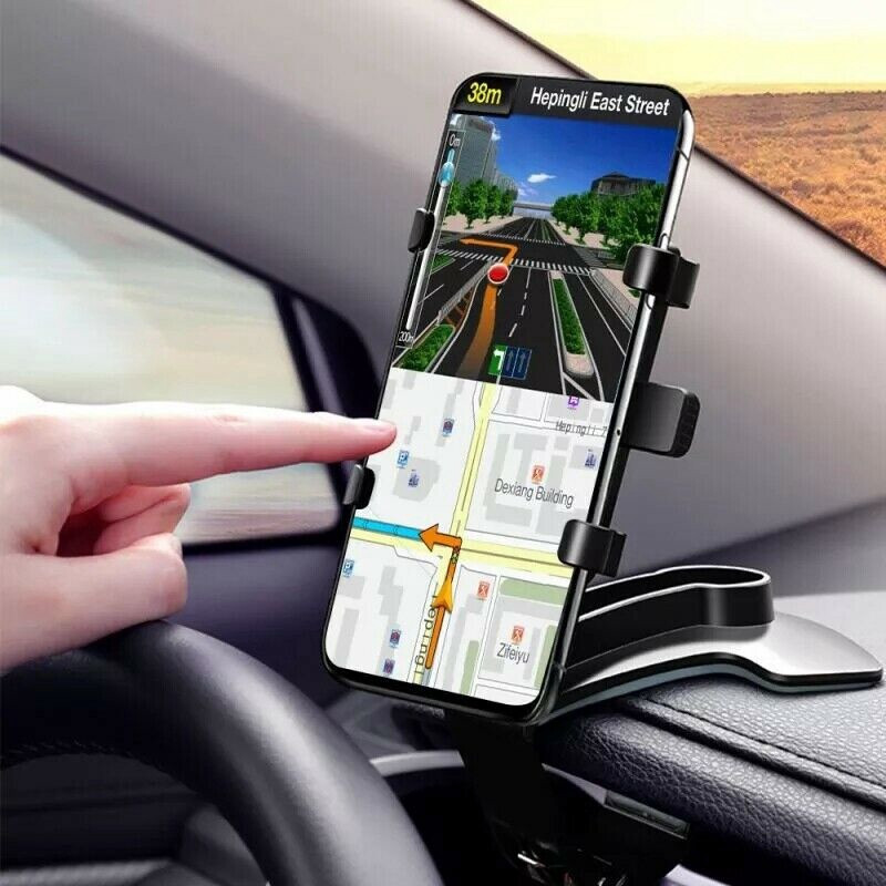 Car Mobile Phone Holder Navigation Bracket Sun Visor Mirror Dashboard Mounting