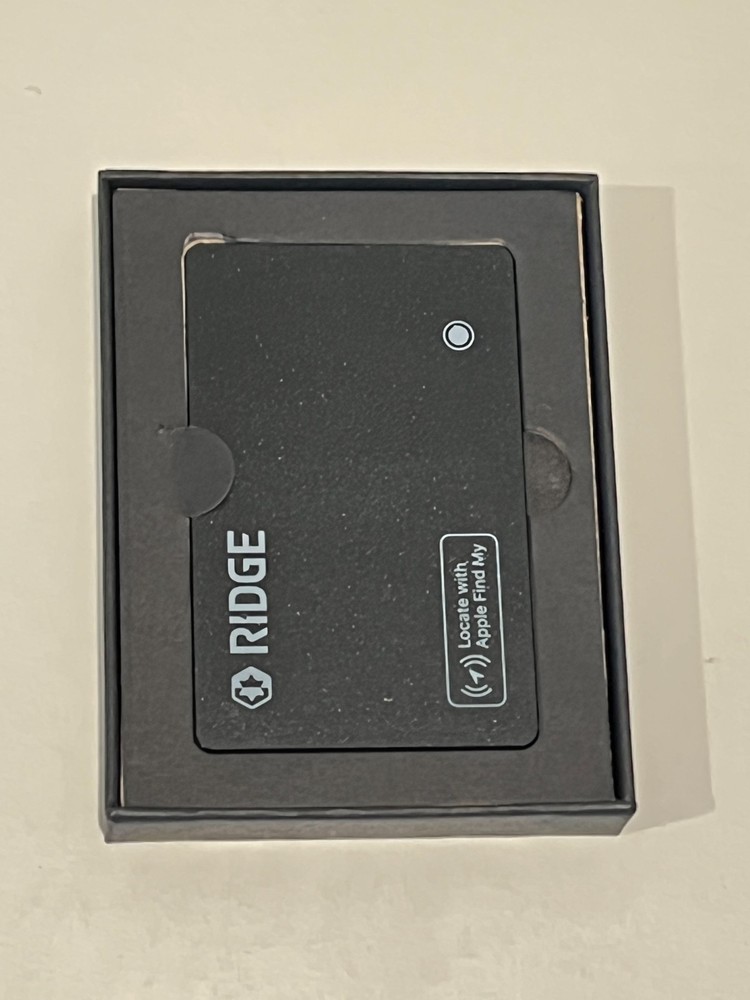 The Ridge Wallet Accessories Tracker Card OPEN BOX